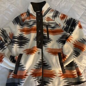 Cozy Patterned Fleece Jacket